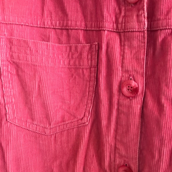 Columbia pink cord corduroy shirt Button up collar - Picture 3 of 11